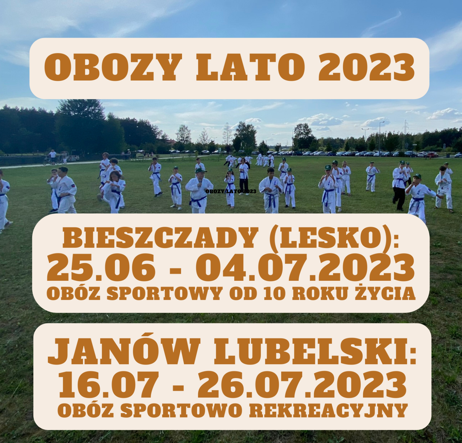 Zapisy Na Letni Ob Z Klub Sportowy Oyama Lublin