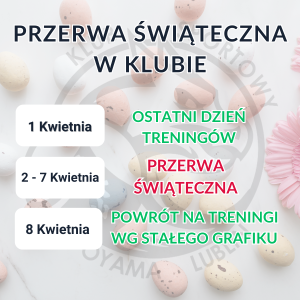 Read more about the article Przerwa Wielkanocna od zajęć