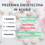 Przerwa Wielkanocna od zajęć