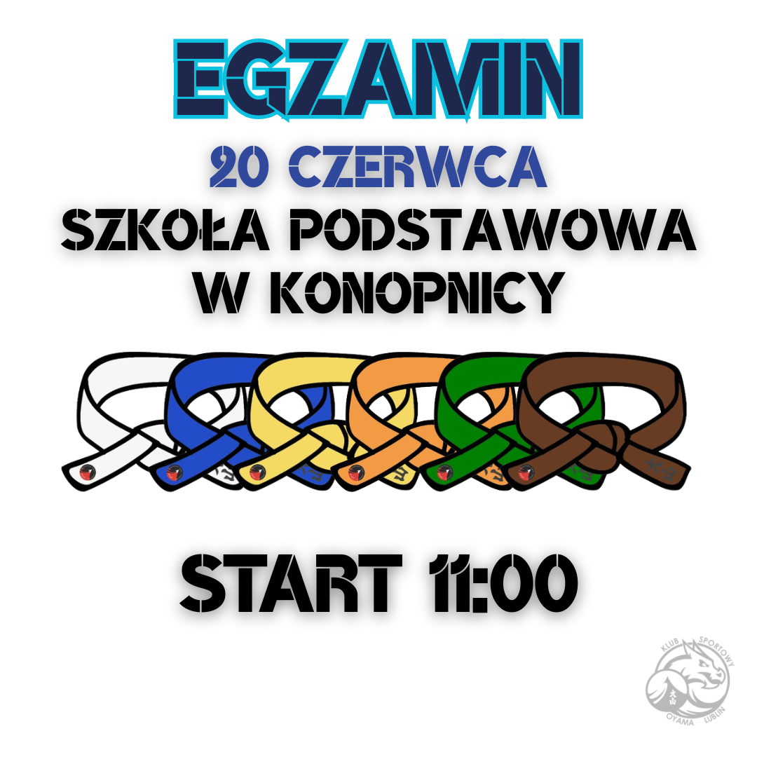 You are currently viewing Egzamin – 20 czerwca 2026